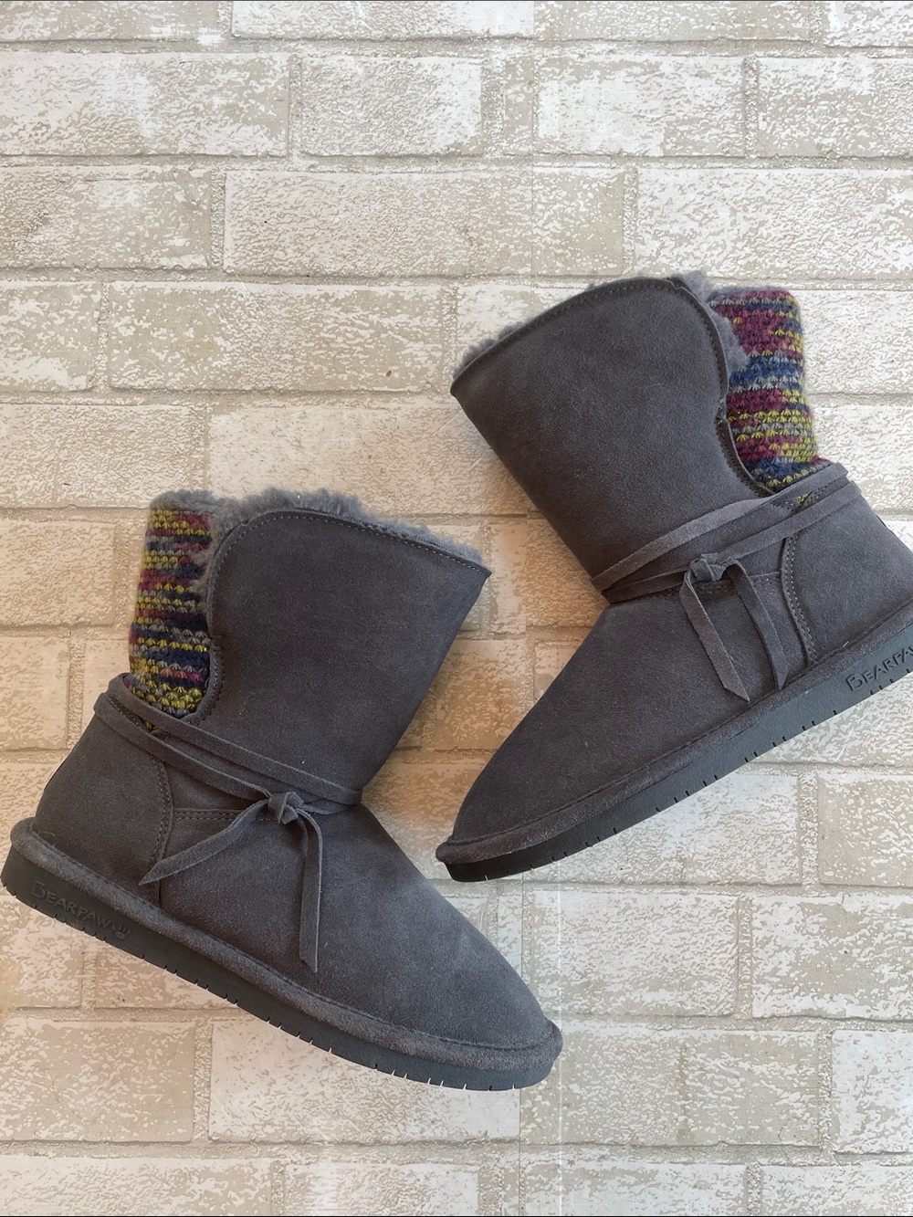 Bearpaw grey boots - Picture 3 of 7